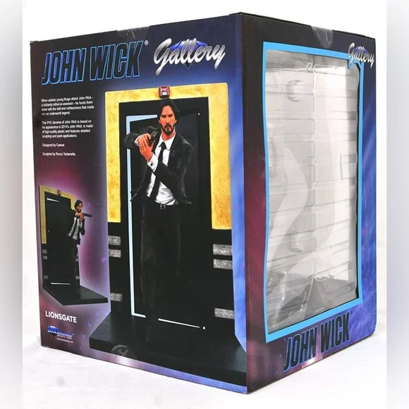 JOHN WICK VINYL STATUE NIB - Picture 4 of 4
